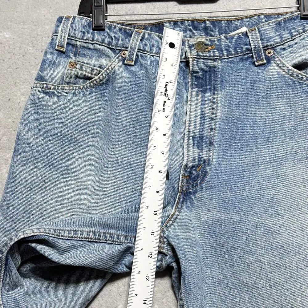 VTG Orange Tab Levi's 560 Jeans 34x34 Blue Baggy Loose Fit Tapered Leg 1997